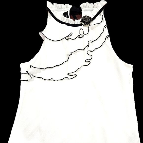 BCX Juniors Double Tiered Sleeveless Top - Picture 1 of 4